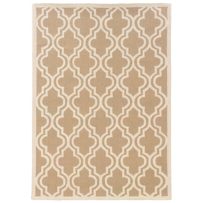 Wool Geometric Indoor Rug, Rectangle 1'10" x 2'10"