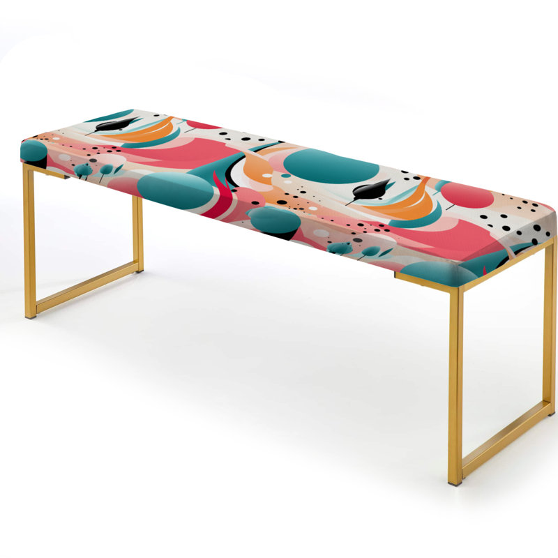 Banc rembourré or, Poupart Bubblegum Mirage
