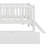 Wood Platform Bed With Guardrail And Trundle-427962838