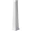 Ensemble de colonne carrée classique en PVC lisse lisse et standard Craftsman-118197423-36092397