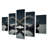 Quantum Infinity Futuristic 3D - Abstract Shapes Canvas Print - 5 Panels