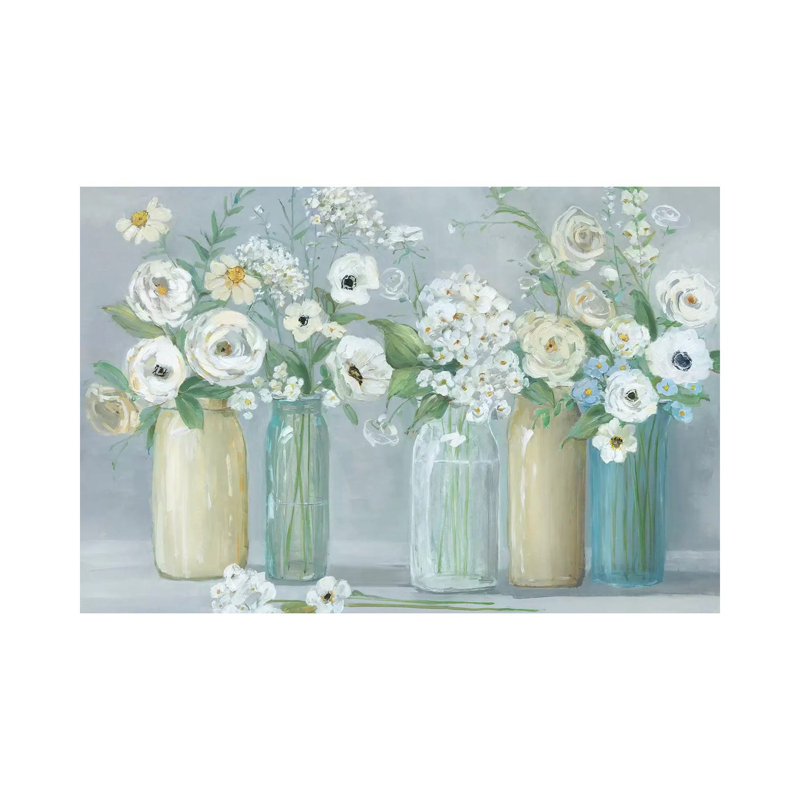 Blooming Meadow Beauties by Sally Swatland - Wrapped Canvas Giclee Art Print, 152.5 cm H x 101.5 cm W