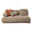 Canapé modulaire avec repose-pieds Carrick BEIGE SANDWICH