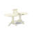 9 Piece Kitchen Table Set Includes an Oval Dining Table with Removable leaf and 8 Chairs, linen white-303866474