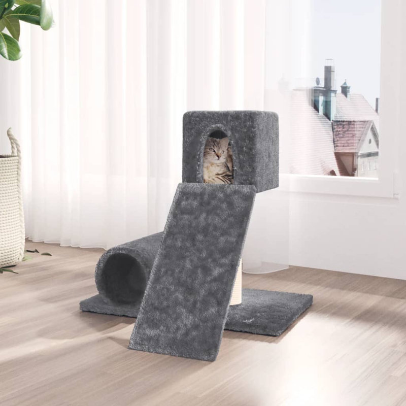 Macsen Cat Perch, Dark Grey