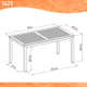 Aliyaan 59'' Outdoor Dining Table