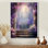 Stairs To Purple Flower Portal - Flowers Wall Art Print