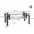 Chelce Glass Top Single Coffee Table