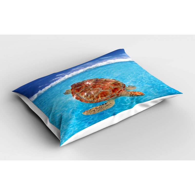 Turtle Polyester Sham Set, Twin