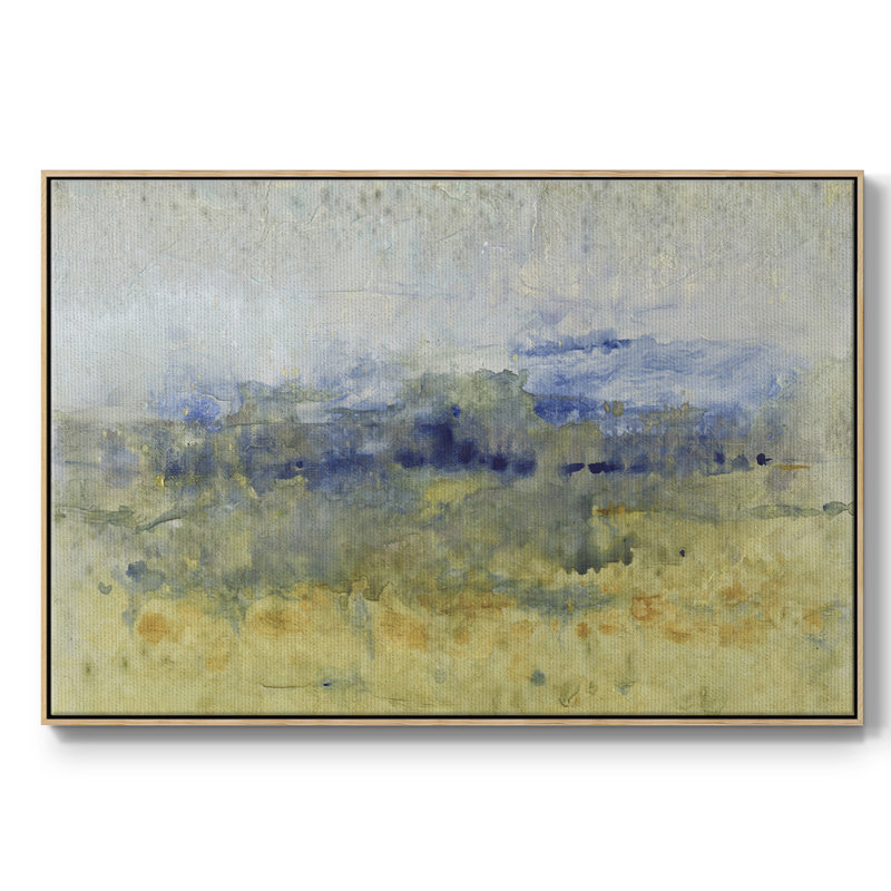 Open Terrain II, reproduction d'art sur toile, H 27 po x l 41 po x P 2 po, Naturel