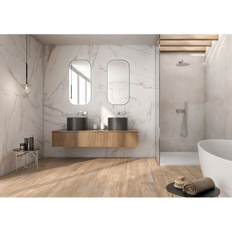 Fdm 48 po x 48 po, Prestige Carrara, Poli