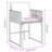 Hokku Designs Patio Dining Set With Cushions Poly Rattan-1296217523-1296217522-1296217516