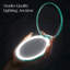 Miroir de maquillage compact à lumière Taylor Taylor, 5 pouces de large, rechargeable, grossissant 10x / 1x et 3 réglages de lumière -1334836962