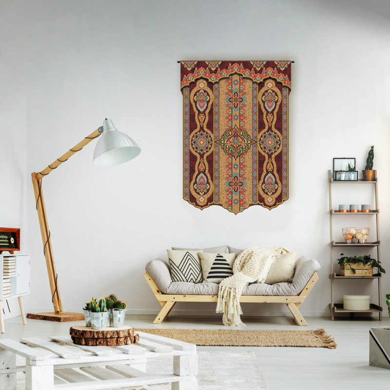 Abstract Loom Woven Tapestry