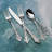Wallace Antique Baroque 65-Piece 18/10 Stainless Steel Flatware Set, Service for 12