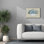 "Epic Graffiti" Floral Tub 2 "par Silvia Vassileva, art mural sur toile, 26 po x 18 po