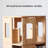 Burlywood Modern Solid wood Rotating Bookshelf