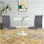 Chaise d'appoint Chaslynn en gris foncé