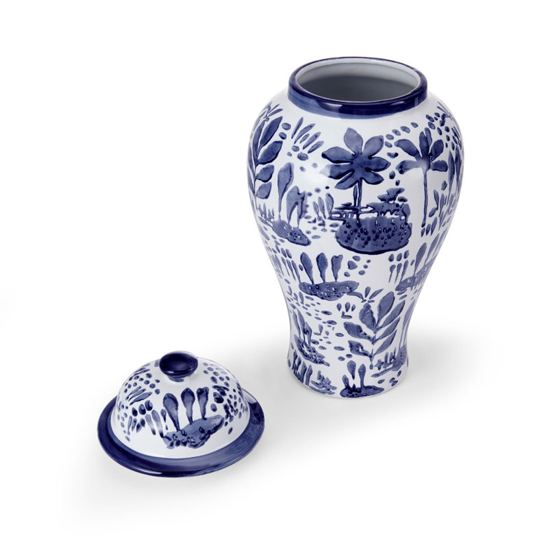 Landscape Ceramic Canister