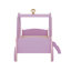 Lit simple de style princesse avec couronne-654245819