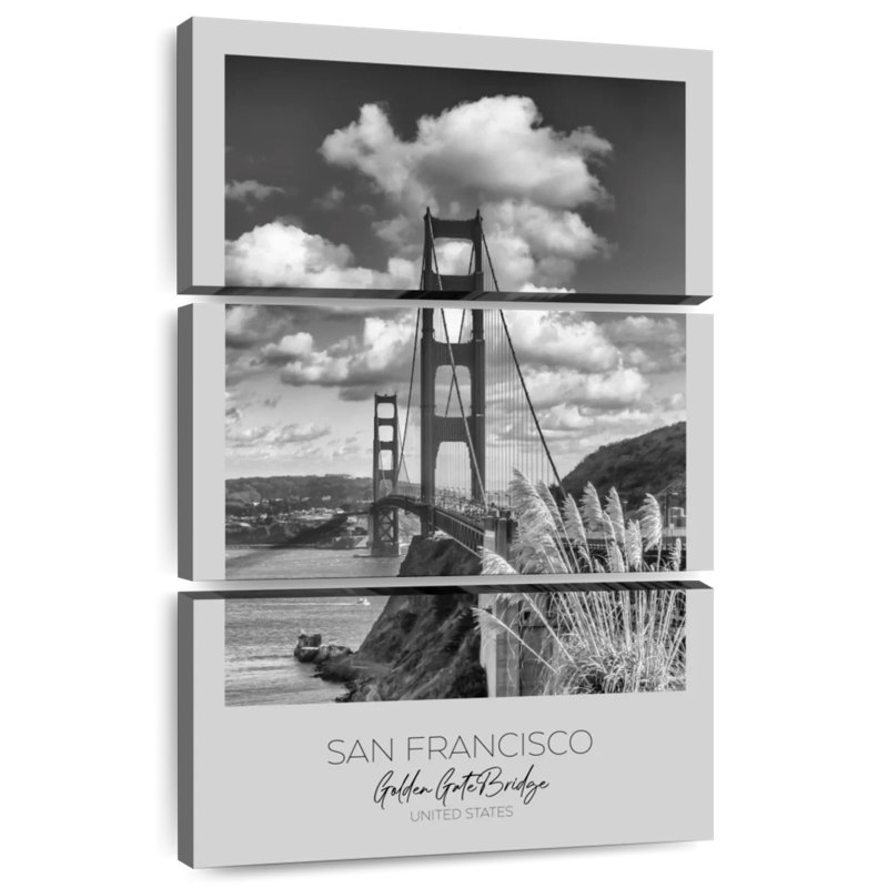 Masam San Francisco Golden Gate Bridge, H 38 po x l 24 po