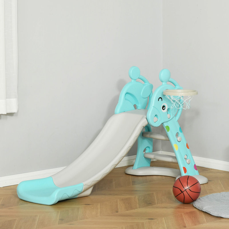 Qaba 34.25'' W Plastic Freestanding Slide