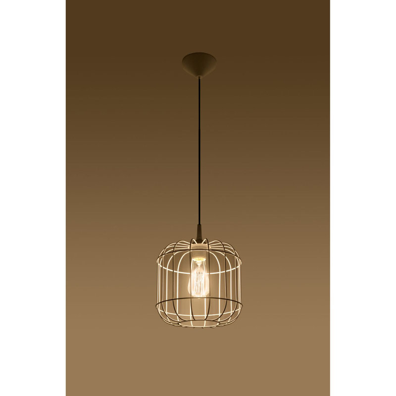 Dicus 1 - Light Geometric Pendant, White