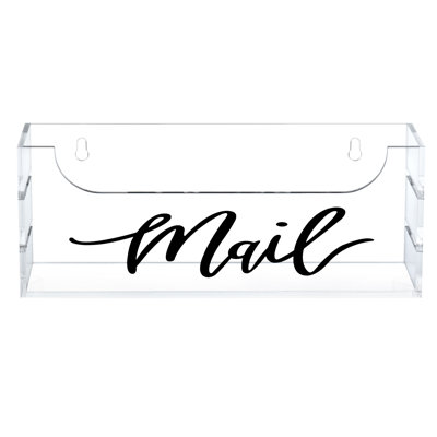 Hube Acrylic Mail Desk Organizer