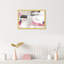 Art abstrait encadré rose moderne pour la salle de bain - Cadre photo sur papier-68784024-68784021