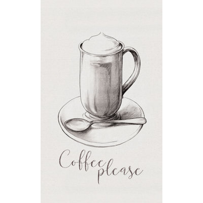 Delicate Coffee Please - Painting Print