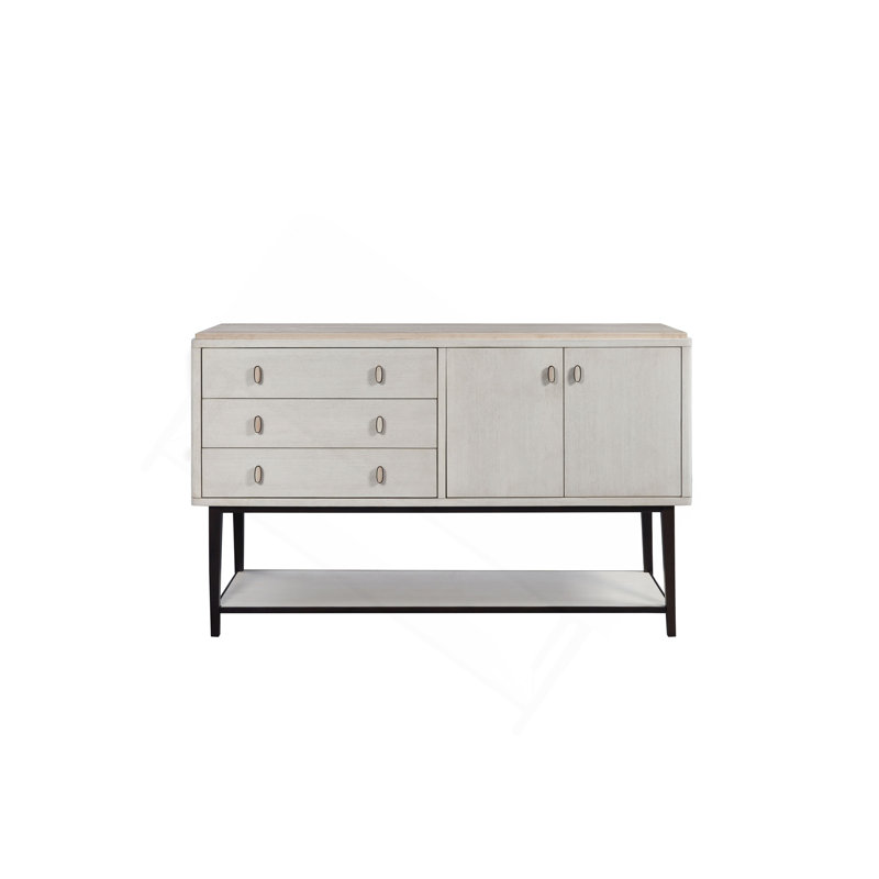 Desserte Vanilla avec base en métal