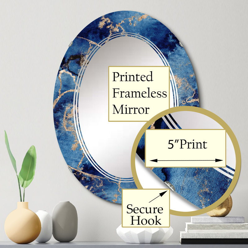 Oval Mirror, 30" x 20"
