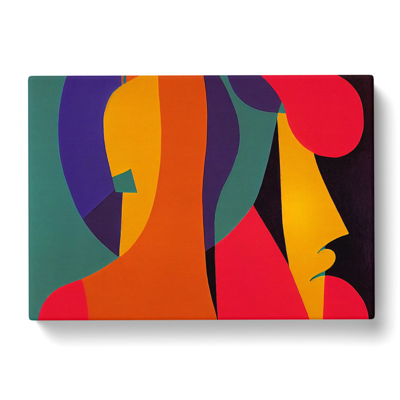 Flowing Modern Abstract - Wrapped Canvas
