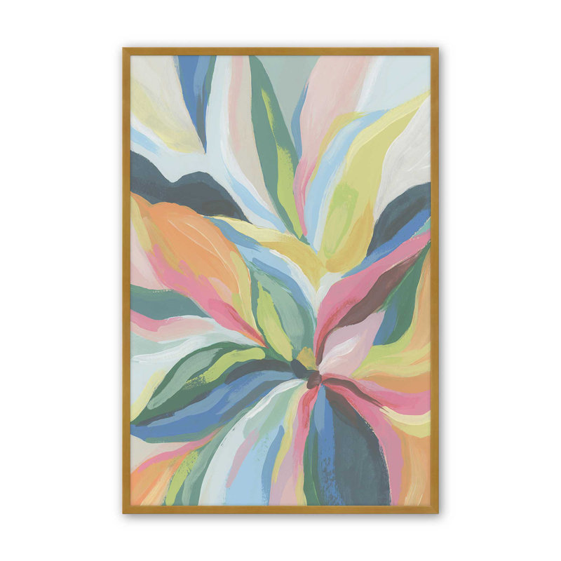 «Blossom Beacon I» par June Erica Vess, reproduction d'art, H 18 po x l 12 po, Impression sur cadre ouvert sans papier mat
