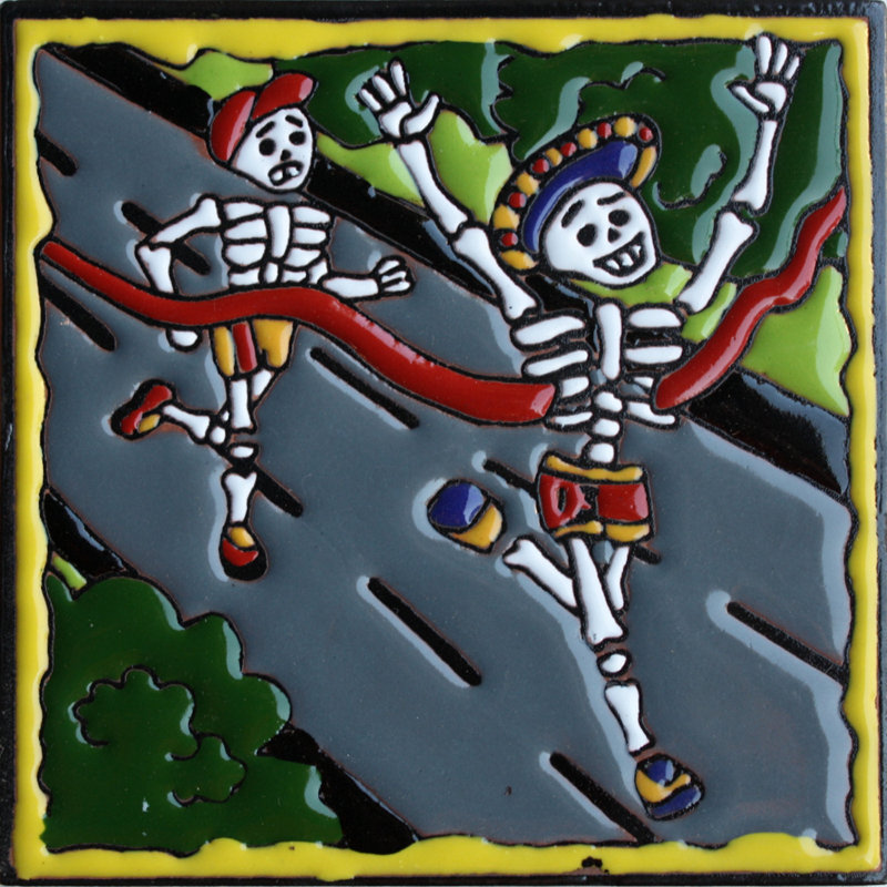 TalaMex Marathon. Carreau d'argile Day-Of-The-Dead