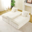 Canapé de luxe luxueux en velours tortue blanc - disposable en une rangée, côte à côte ou face à face, mobilier de salon élégant pour une décoration douillette