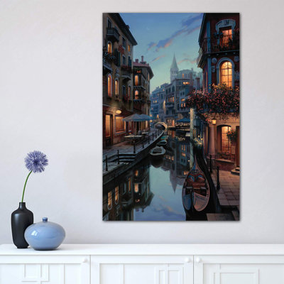 Placidity 1 Piece Wrapped Canvas Painting