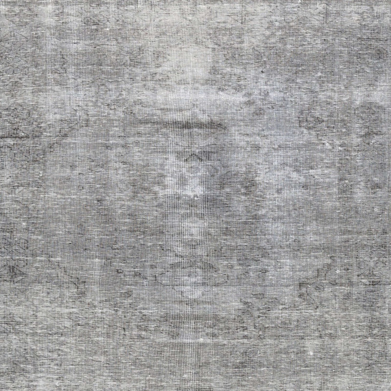 Tapis gris/beige traditionnel Altmann, Carré 8 pi