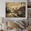 Toronto City a Nostalgic in a Vintage II - impression de paysages urbains sur bois de pin naturel-1209604269