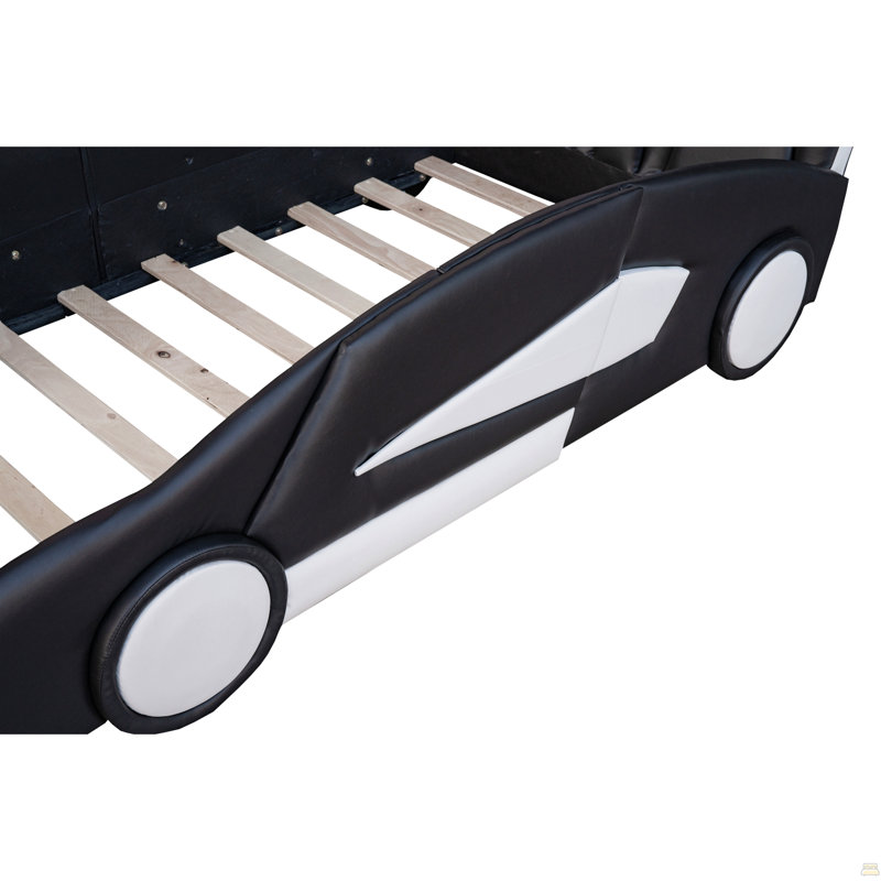 Lit plateforme avec roulettes Watsons, Noir