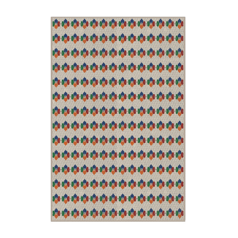 Tapis brun Power Loom, Rectangle 5 pi x 7 pi