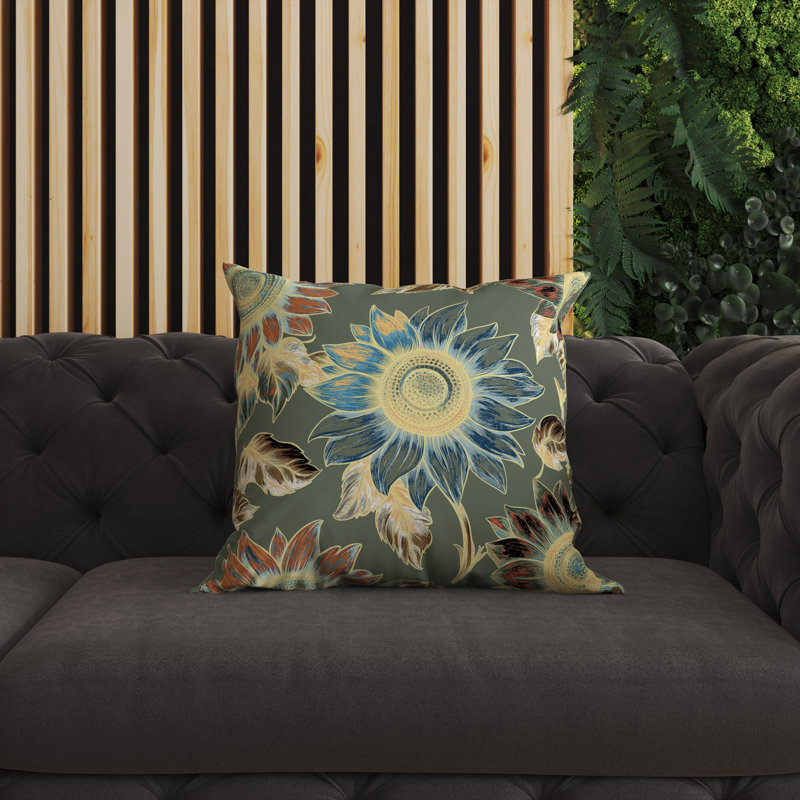 Aura Authentique Intérieur/Extérieur 26x26, Carré 26 po, Gris/ardoise