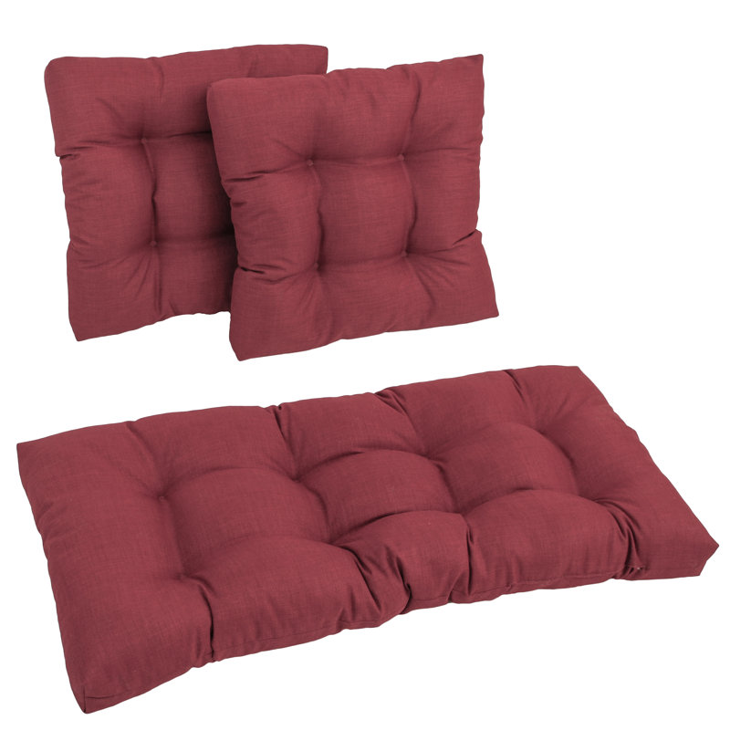 Outdoor 5'' Seating Group Seat Cushion, Merlot