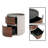 Retro Double Storage Side Table