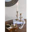 Bougeoir tulipe doré D3x8-118221384