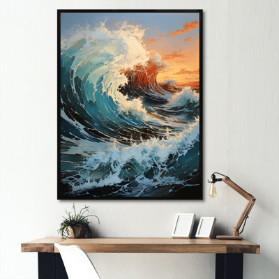 Orange Tealboat Energetic Storm II " Orange Tealboat Energetic Storm II "