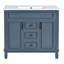 Meuble-lavabo moderne 36 po Stellan avec motif unique et matériaux durables-123512880