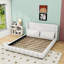 Ensemble de lit plateforme tapissier avec 2 coussins-1826791137-1826791139
