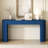 Oval Top Console Table with 2 Drawer-774157677
