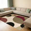 Tapis bourgogne 1PC, élégant tapis décoratif polyvalent, facile à nettoyer et à entretenir, meuble idéal pour la chambre à coucher, le salon, le couloir, le vestibule, le dortoir et le bureau afin de rafraîchir l'ambiance intérieure de votre maison-132975740